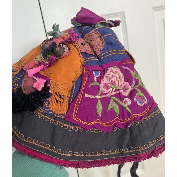 NEW Magnolia Pearl Applique Parnassus Hat Cotton/Silk - Picture 10 of 11